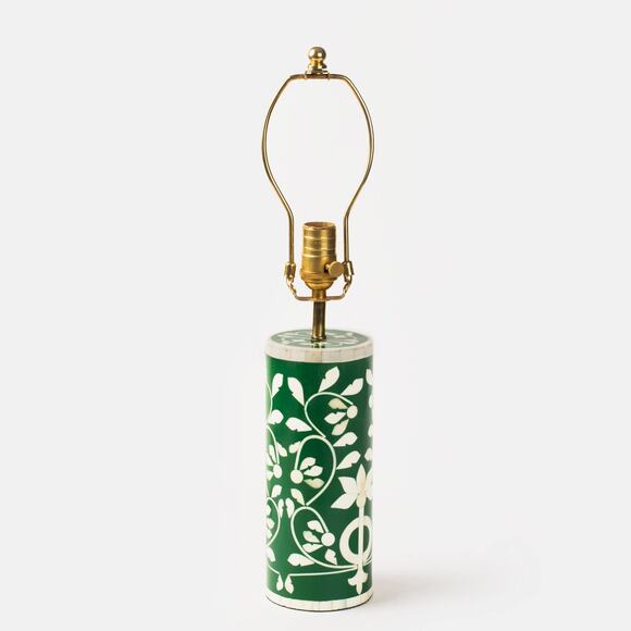 Floral Vines Table Lamp - Green - Picture 1 of 4